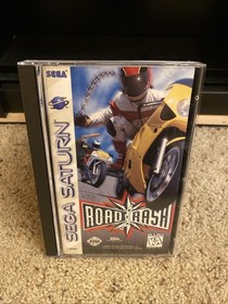 Road Rash Sega Saturn CIB Authentic & Tested Complete w/ Manual & Case NEAR MINT