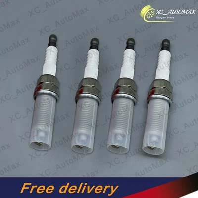 4X 4CYL SPARK PLUG 90919-01298 For 17 - 22 TOYOTA PRIUS PRIME HYBRID 1.8L  Foto 1 de 4