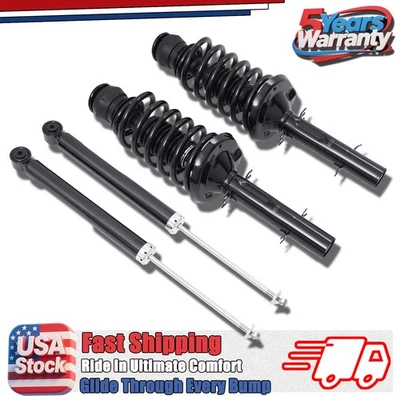 for Volkswagen Beetle 1998-2010 Front Struts w/ Springs + Rear Shock Absorbers - Image 1 of 4