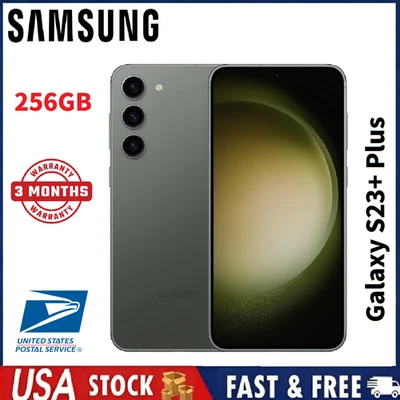 New Sealed Samsung Galaxy S23+ 23 Plus 256GB 5G SM-S916U Factory Unlocked Green - Image 1 of 4