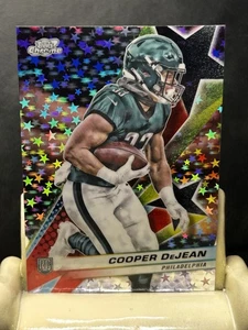 COOPER DeJEAN 2024 Topps Cosmic Chrome ROOKIE STARFRACTOR ssp CaSeHiT #300 PHI - Picture 1 of 5