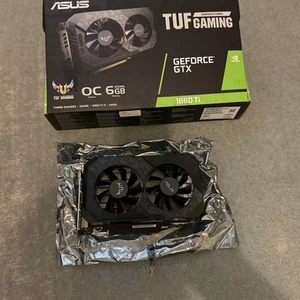 ASUS TUF Gaming NVIDIA GeForce GTX 1660 Ti OC EVO Edition 6GB DDR6 Graphics Card - Picture 1 of 8