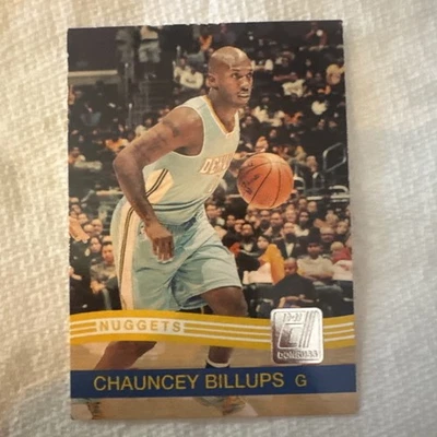 2010-11 Donruss Chauncey Billups #115 Denver Nuggets – NBA Trading Card - Image 1 of 2
