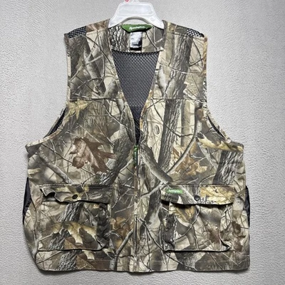 Remington Hunting Vest Realtree Camo Men Large Sleeveless Pockets Outdoor Hiking - Image 1 of 4