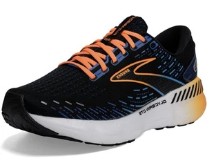 Brooks Glycerin GTS 20 Running Shoes Black/Classic Blue/Orange Mens 10.5 Medium - Picture 1 of 15