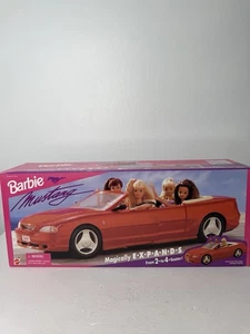 Vintage 90er Mattel Barbie Red Mustang Convertible 1994 Spielzeug Figur 11929 Neu in OVP - Bild 1 von 15