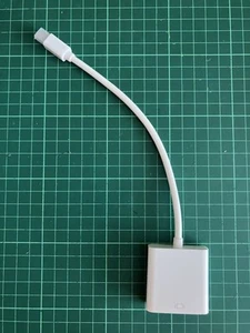 Thunderbolt Apple Mini Display Port To VGA Adapter Cable MacBook/iMac/Mini - Picture 1 of 4