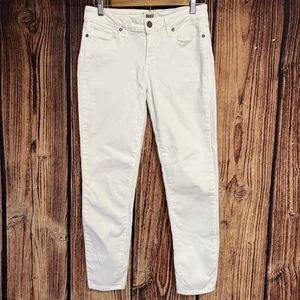 PAIGE Verdugo Crop Jeans Optic White Size 29, Excellent Condition - Picture 1 of 12