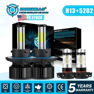 6 Side LED Headlight High/Low Beam Fog Light Bulb for GMC Yukon Denali 2007-2013 - Picture 1 of 15