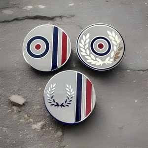 Fred Perry Mods Pin Badges, Paul Weller, The Jam, Vespa, Lambretta, Brad Wiggins - Picture 1 of 16