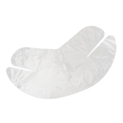 200pcs Plastic Neck Mask Disposable Transparent Neck Sheet Beauty DIY Moistu ISP - Image 1 of 4