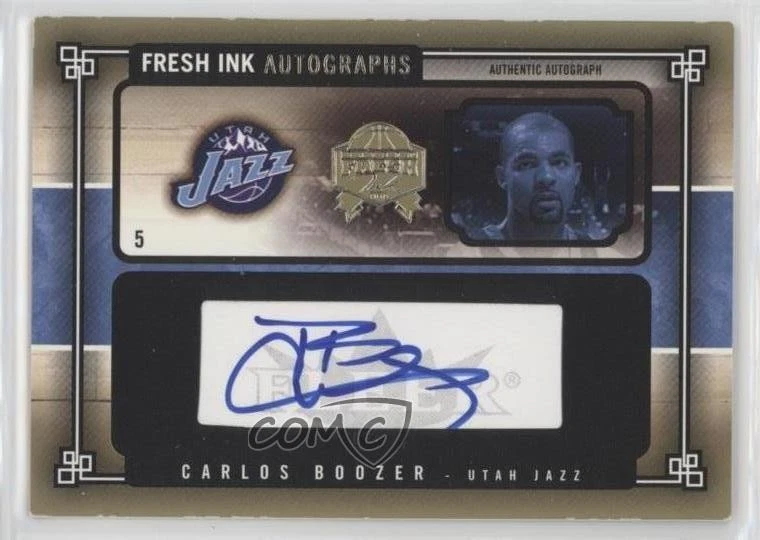 2004-05 Skybox Fresh Ink Fresh Ink Auto Gold /25 Carlos Boozer #FIA-CB2 Auto - Image 1 of 2