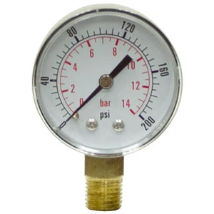 200 PSI 2" LM Dry Gauge Dynamic CDS-5P-015A 2140-200 - Picture 1 of 1