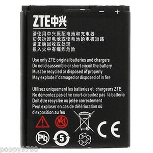 ZTE Corp Li-Ion GB/T 18287-2000 900mAh 4.2V 3.4Wh Standard Cell Phone Battery