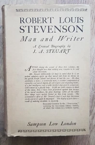 Robert Louis Stevenson Man & Writer Critical Biog J A Steuart hbdj 2 Vols in One - Picture 1 of 2