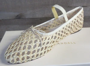 LOEFFLER RANDALL Leonie Mary Jane Ballerinas mit Ripsband aus Bast – US 8,B - Bild 1 von 8