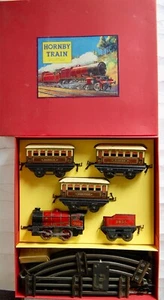 Vorkrieg Hornby M1 Spur O elektrisches 6 Volt Personenzug Set 1930er Jahre. Hyper Rare - Bild 1 von 20