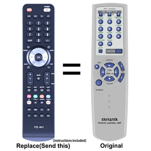 Nuovo RC-ZAS02 sostituzione telecomando per Aiwa CXNA111U CXNAJ20 CXNAJ54 CXNAJ310 - Foto 1 di 12