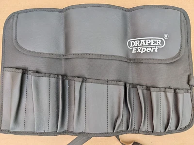 DRAPER EXPERT HEAVY DUTY PVC 12 DIVISION TOOL ROLL - Image 1 of 2