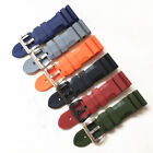 24Mm - 22Mm Rubber Watch Band Strap For Pam Pam111 Watch Wristwatch