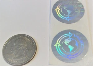 1000 Valid Arrows Security Hologram Label Tamper Evident Seal - Picture 1 of 3