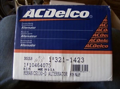 GENUINE GM 10464075 ALTERNATOR 321-1423 FIREBIRD MONTE CARLO - Image 1 of 4