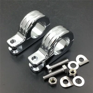 1.5" Engine Guard Foot Peg Clamps For Yamaha XV1600 XV1700 XV S 1900 Roadstar CH - Picture 1 of 5