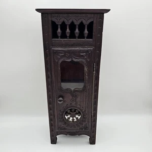French Brittany Salesman's Sample Chimney Cupboard 13.5" Victorian ERA - Picture 1 of 22