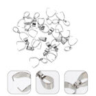  20 Pcs Stainless Steel Buckle Necklace Pedant Link Pendants DIY Connector