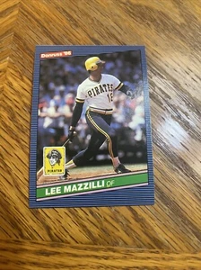 1986 Donruss Pittsburgh Pirates Baseball Card #288 Lee Mazzilli - Picture 1 of 3