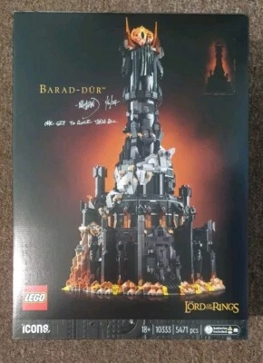 LEGO 10333 THE LORD OF THE RINGS: BARAD-DÛR EYE OF SAURON SIGNED BY NATHAN DAVIS - Image 1 of 4