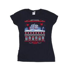 Netflix Womens/Ladies Stranger Things Fair Isle Cotton T-Shirt (BI40415)