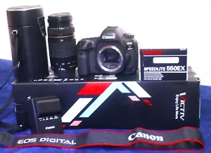 {MINT} CANON EOS 5D MARK IV Incl. Canon EOS USM 75-300mm Lens w/72" Tripod & Bag - Picture 1 of 13