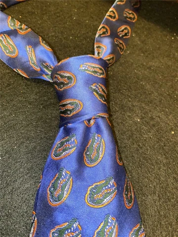 University of Florida Gator Albert Mascot Varsity Vests Silk Neck Tie Cover