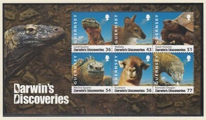 Guernsey: Darwin's Discoveries, unmounted mint miniature sheet, 26 Feb 2009 - Picture 1 of 1