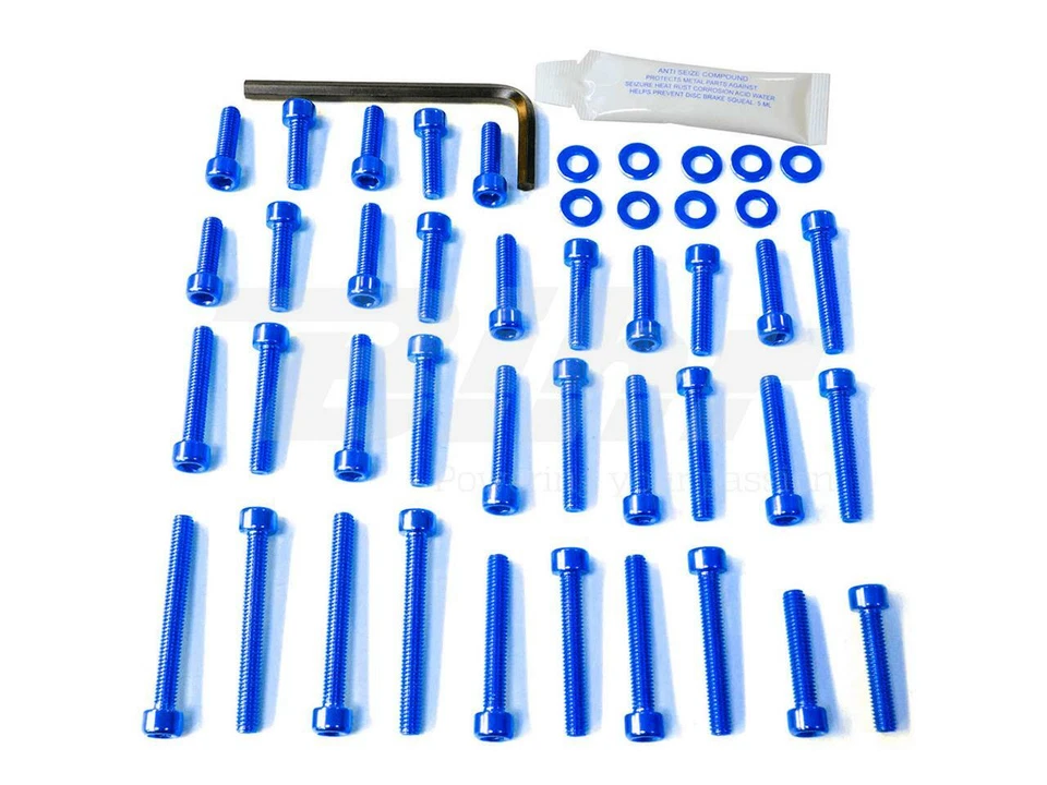 PRO-BOLT EYA398B ENGINE SCREW KIT BLUE ERGAL YAMAHA R1 2000-2003 OIF - Image 1 of 1