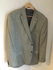Ralph lauren Blazer Mens 46R Wool Classic LRL Gray Herringbone - Picture 1 of 8