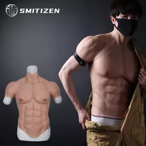 SMITIZEN Simulazione Muscolo Muscolo Cosplay Costume Enhancer Finta Pancia - Foto 1 di 16