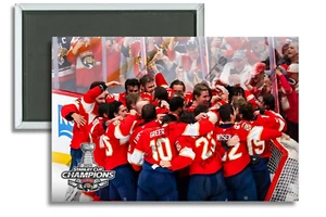 Florida Panthers 2025 NHL Stanley Cup Final Champions 2" x 3" armario imán - Imagen 1 de 3