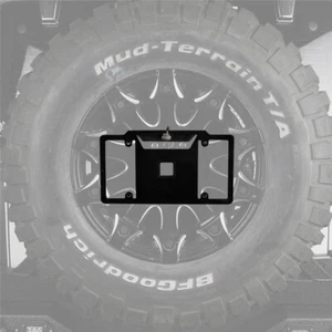 Spare Tire License Plate Mount Holder System For 1997-2018 Jeep Wrangler TJ JK - Picture 1 of 13