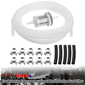 Fuel Filter Hose Clip Pipe Line Kit For Webasto Eberspacher Diesel Heater Inline - Picture 1 of 12