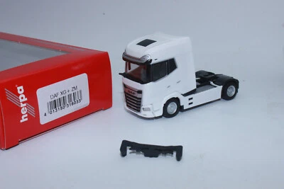 Herpa 316033 DAF XG tractor unit white 1:87 H0 NEW OVP - Image 1 of 4