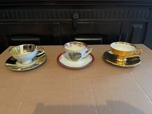 3x Sammeltasse Mokka Service Gold Winterling DM Moschendorf Bavaria Porzellan 24 - Bild 1 von 12