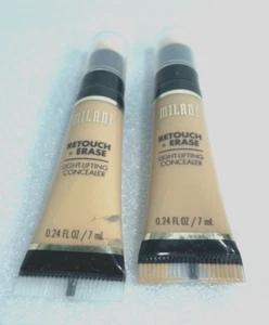 (2) MILANI RETOUCH + ERASE Light-Lifting Concealer -04 MEDIUM **RARE - Picture 1 of 5