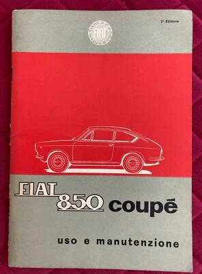 FIAT 850 COUPÈ Libretto Uso e Manutenzione 1965 - Immagine 1 di 4