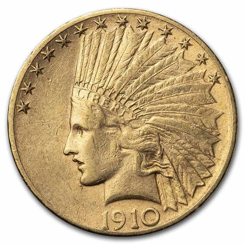 1910-S $10 Indian Gold Eagle XF - SKU#22103 Cover