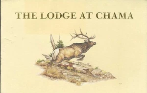 THE LODGE AND RANCH AT CHAMA NEW MEXICO RESORT 5.5/8.5 BROCHURE HUNTING FISHING - Picture 1 of 6