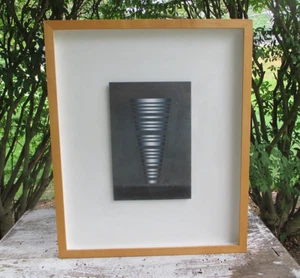 WILL MENTOR  Original Tornado, 1990 Mixed Media 9 x 6 Framed Art 15 x 18 OOAK - Picture 1 of 22
