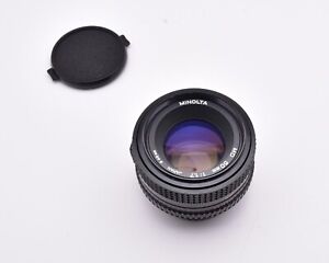 Minolta MD 50mm f/1.7 Prime Lens with Caps (#12821)