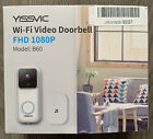 Yissvic Wi-Fi Video Doorbell FHD 1080P Model: B60 White New In Box